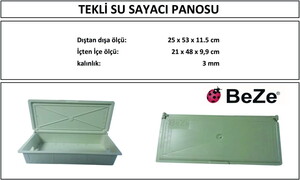 SU SAATİ PANOSU TEKLİ