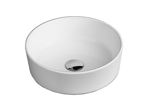 RAOUND LİNE BEYAZ  TEZGAH ÜSTÜ LAVABO YUVARLAK  42X12 CM