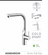 GLERA PULL-OUT DÜZ BORULU EVİYE