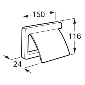  TEMPO TUVALET KAĞITLIK KAPAKLI KROM