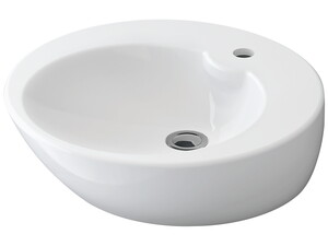 ALFA DAİRE TEZGAH ÜSTÜ LAVABO ( 51x51 )