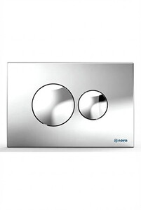 NGR NOVA PARLAK YUVARLAK KROM BUTON