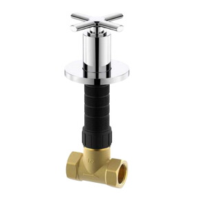 ROCA 1/2 ARTI ARA KESME VALFİ (PRİNÇ GÖVDELİ)