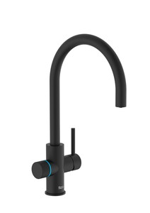 AQUAFY (U BORU)EVİYE BATARYASI  MAT SİYAH ARITMALI -FİLTRELİ