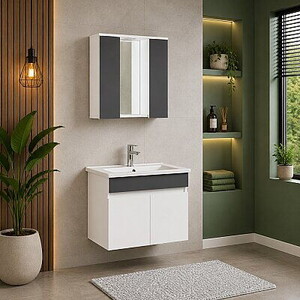 80 cm SELEN KOMPLE BANYO DOLABI