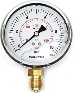 Q 100 0-6 GLİSERİNLİ MANOMETRE