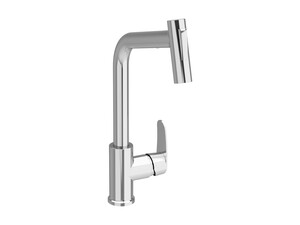 STEM SPİRALLİ EVYE BATARYASI- SINK MIXER T TUBE+PULL OUT SPOUT