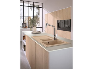  STEM SPİRALLİ EVYE BATARYASI- SINK MIXER T TUBE+PULL OUT SPOUT