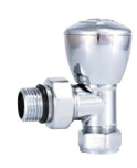 1/2' Köşe Radyatör Vanası ORİNGLİ - Krom PE-XB 16x2 (TDS)