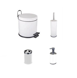 BEYAZ BANYO SETİ 4LÜ