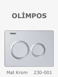 OLİMPOS MAT KROM KUMANDA PANELİ
