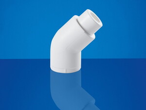 PP 45 KUYRUKLU DİRSEK Q 25 - BEYAZ