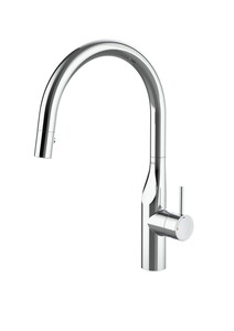 GLERA DÖNER ÇIKIŞ UÇLU  PULL DOWN EVİYE BATARYASI KROM