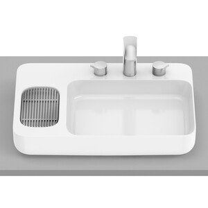 INFINITY TEZGAH ÜSTÜ LAVABO BEYAZ 600 * 420 MM