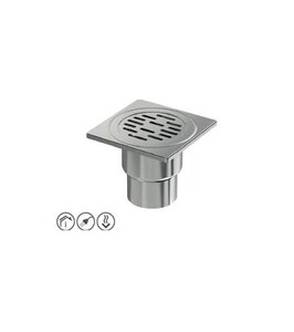 20*20 Q 100(ALTTAN) SARI YER SİFONU